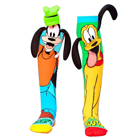 Pluto & Goofy Çorap Ayak Maskesi 6 Yaş +