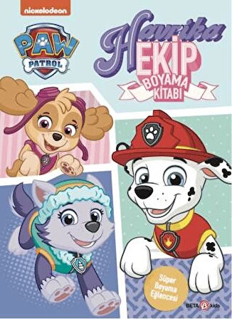 Paw Patrol Havrika Ekip Boyama Kitabı Eğitici Çocuk Kitabı