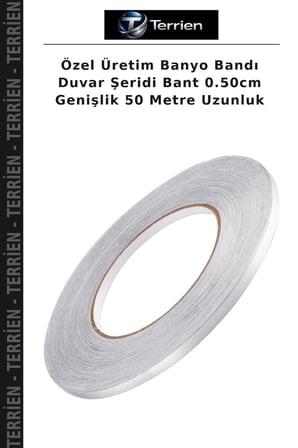 Özel Üretim Banyo Bandı Duvar Şeridi Bant 0.50cm Genişlik 50 Metre Uzunluk