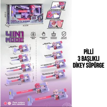 096-17A Pi̇lli̇ Pembe Süpürge-Psf