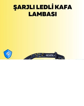 Kafa Lambası Led Fener Pratik Taşınabilir Ayarlanabilir Usb Şarjlı