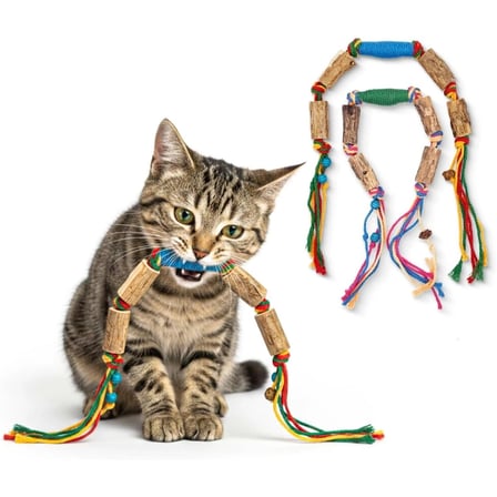 Matatabi Kedi Oyuncağı - Doğal Çiğneme Oyuncağı - Pamuk İ̇P