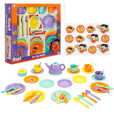 6831 Sun-Sabc-H-Çay Seti̇ Kutulu Gupi̇ My Tea Party 36Prç Gup