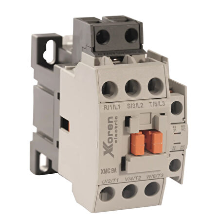 XKoren 22A 3 Kutup AC Tip 220V 11kW 1NO-1NC 22 Kasa Güç Kontaktörü