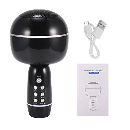 ShopZum YS-09 BLUETOOTH-USB-SD WIRELESS KABLOSU ShopZumZ KARAOKE MİKROFON