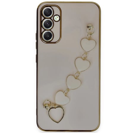 Samsung Galaxy A34 5g Kılıf Esila Silikon - Pudra