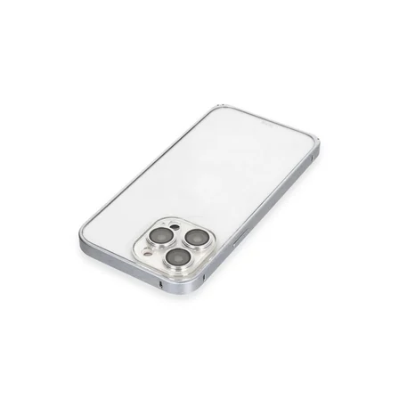 Joko Apple İphone 15 Pro Max Metal Bumper Mat Kapak - Gri
