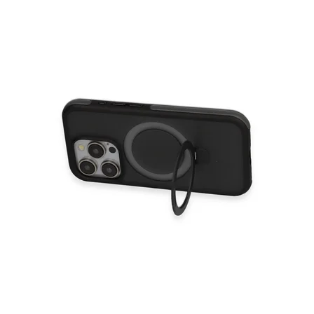 Joko Apple İphone 15 Pro Zorda Airbag Magsafe Standlı Kapak - Lacivert