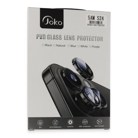 Joko Samsung Galaxy S24 Pvd Metal Kamera Lens - Titan Gri