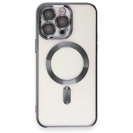 Apple İphone 15 Pro Max Kılıf Kross Magneticsafe Kapak - Titan Gri