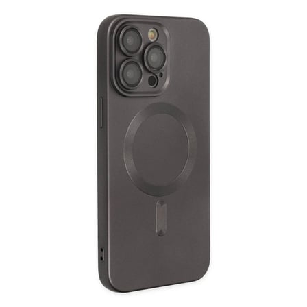 Apple İphone 13 Pro Kılıf Moshi Lens Magneticsafe Silikon - Füme