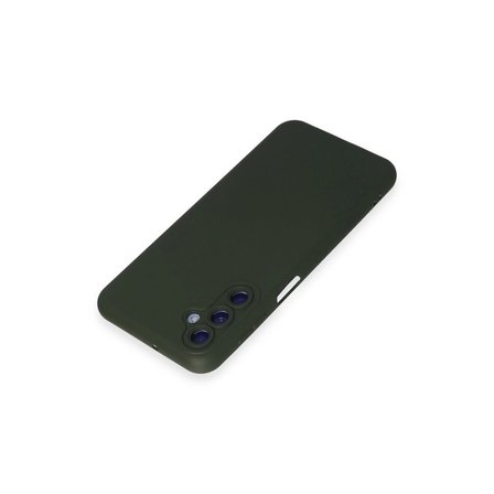 Samsung Galaxy M34 5g Kılıf Nano İçi Kadife Silikon - Koyu Yeşil