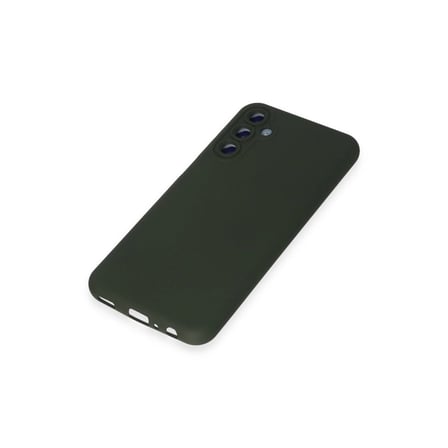 Samsung Galaxy M34 5g Kılıf Nano İçi Kadife Silikon - Koyu Yeşil