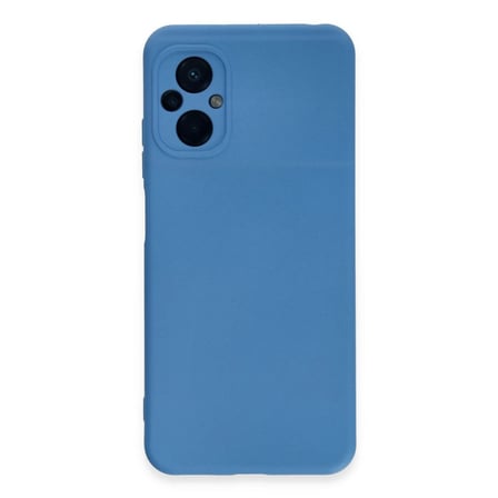 Xiaomi Poco M5 Kılıf Nano İçi Kadife Silikon - Mavi