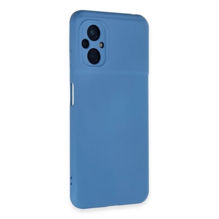 Xiaomi Poco M5 Kılıf Nano İçi Kadife Silikon - Mavi