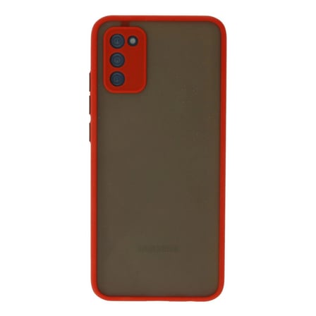 Samsung Galaxy A03s Kılıf Montreal Silikon Kapak - Kırmızı