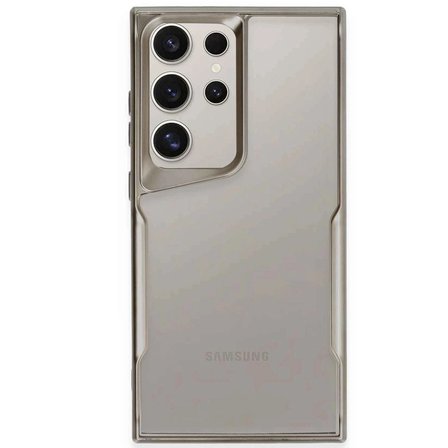 Samsung Galaxy S25 Ultra Kılıf Boyi Silikon Kapak - Titan Gri