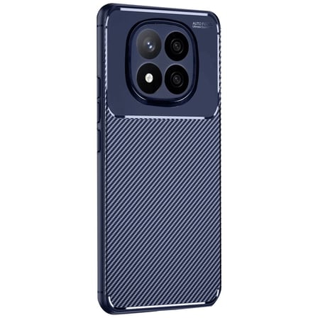 Xiaomi Redmi Note 14 Pro Plus Kılıf Auto Focus Karbon Kapak - Lacivert