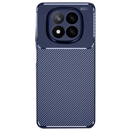 Xiaomi Redmi Note 14 Pro Plus Kılıf Auto Focus Karbon Kapak - Lacivert