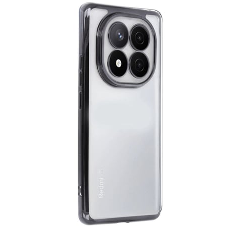 Xiaomi Redmi Note 14 Pro 4g Kılıf Razer Lensli Silikon - Siyah