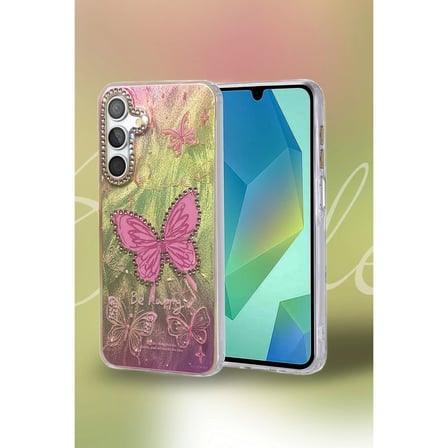 Samsung Galaxy S25 Kılıf Blade Aynalı Desenli Kapak - Desen 9