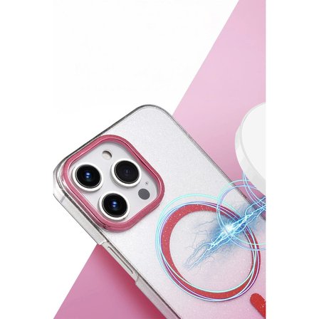 Apple İphone 16 Pro Glossy Magsafe Kapak - Mor