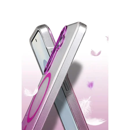 Samsung Galaxy S23 Fe Glossy Magsafe Kapak - Mavi