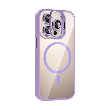 Joko Apple İphone 14 Pro Max Remim Lensli Magsafe Standlı Kapak - Lila