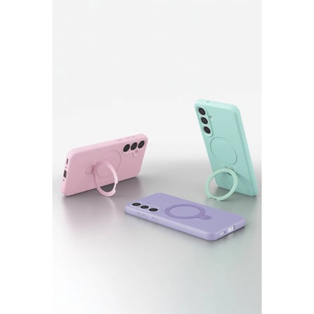 Samsung Galaxy S24 Fe Regal Magsafe Standlı Kapak - Su Yeşili