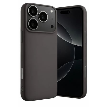 Apple İphone 17 Pro Max Nano İçi Kadife Silikon - Gri