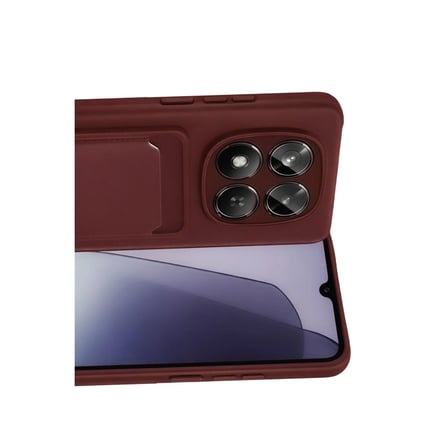 Xiaomi Redmi Note 15 4g Kelvin Kartvizitli Silikon - Bordo