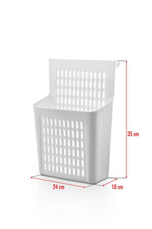 Askılı Dolap Içi Düzenleyici & Sepet Raf Organizeri & Çok Amaçlı Düzenleyici & Deterjanlık Şampuanlı