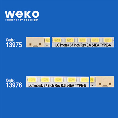 5005 13975X2 13976X2 LG INNOTEK 37 INCH REV 0.6 54EA 4 ADET LED BAR