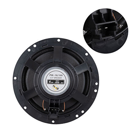 PW-16/100 16 CM 4 OHM 100 WATT TEKLİ OTO HOPARLÖR