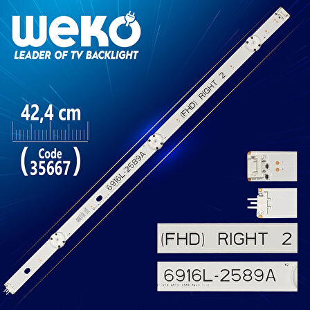 49 V16 ART3 2589 REV3.1 2 - 6916L-2589A RIGHT 2 - 42.4 CM 3 LEDLİ -