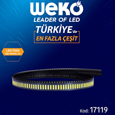 LEDBAR LEDLERİ 7020 120-150 MA 6V