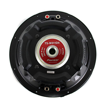 TS-W312D4 30 CM 1600 WATT SUBWOOFER ÇİFT BOBİNLİ OTO HOPARLÖR