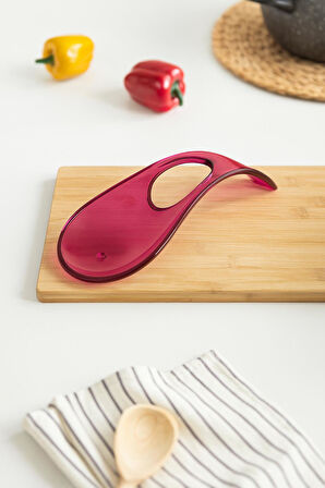 Akrilik Mürdüm Tezgah Üstü Kirli Kaşıklık & Kepçe Altlığı