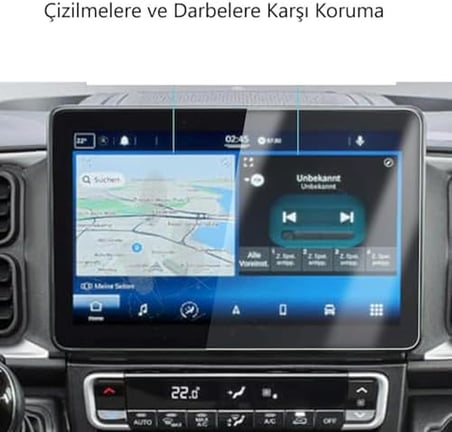 Movano 10 Inç Ekran Koruyucu Multimedya Navigasyon