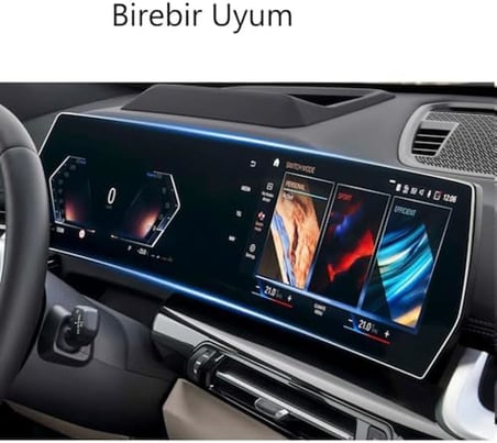 Bmw X2 Ekran Koruyucu Kavisli Ekran Ile Uyumlu Tek Parça