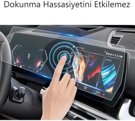Bmw X2 Ekran Koruyucu Kavisli Ekran Ile Uyumlu Tek Parça