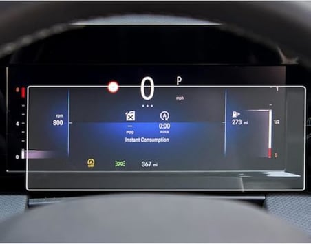 Zafira Ekran Koruyucu 10 Inç Dijital Gösterge Ile Uyumlu 9H Parlak
