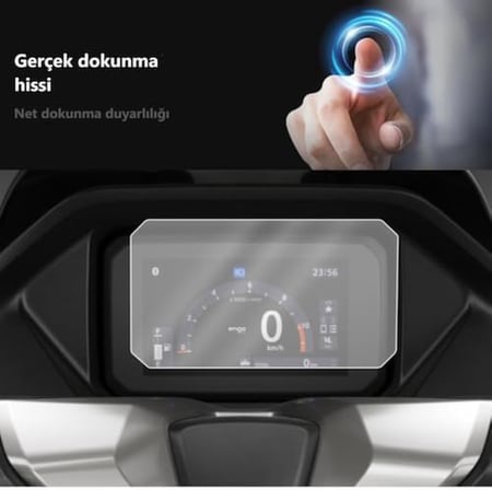 Pcx125 Std 5 Inç Lcd Gösterge Paneli Ile Uyumlu 9H Mat Ekran Koruyucu 2025