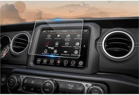 Jeep Renegade Limited 8.4 Inç Multimedya & Navigasyon Ile Uyumlu Mat Ekran Koruyucu Parmak İzi Parla
