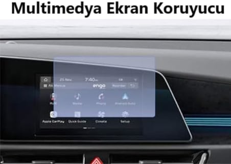Kia Niro Elegance Ile Uyumlu Ekran Koruyucu Dijital Gösterge & Multimedya