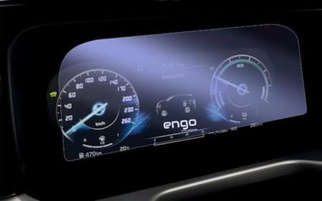 Kia Sorento 12.3 Inç Supervision Dijital Gösterge Ile Uyumlu Ekran Koruyucu Şeffaf Parlak & Çizilmez