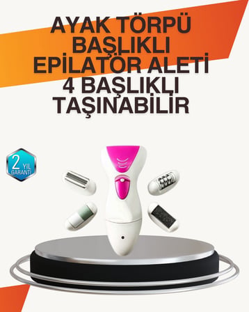 4 Fonksiyonlu Epilasyon ve Tırnak Bakım Makinesi