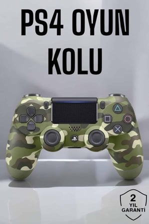 PS4 Oyun Kolu Kamuflaj Desenli Joystick