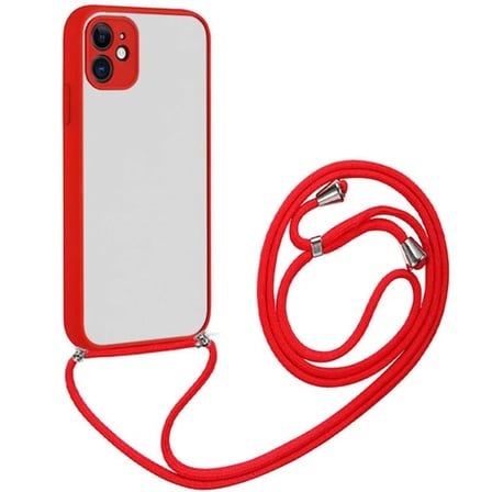 ALLY iPhone 12 6.1 Askılı Koruyucu Silikon Kılıf-1852