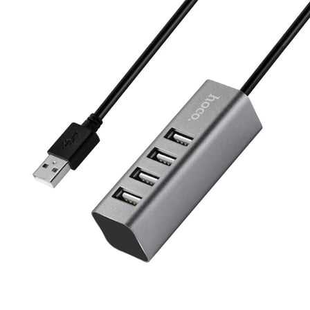 HOCO HB1 80cm Kablolu 4 Portlu USB Çoğaltıcı HUB Adaptör-1852